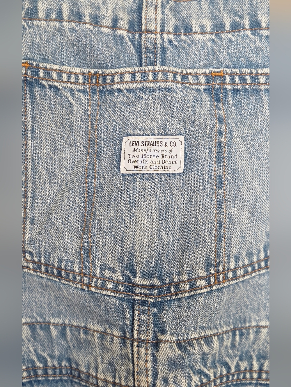Levi's Womens Classic Denim Overalls - Picture 4 of 7